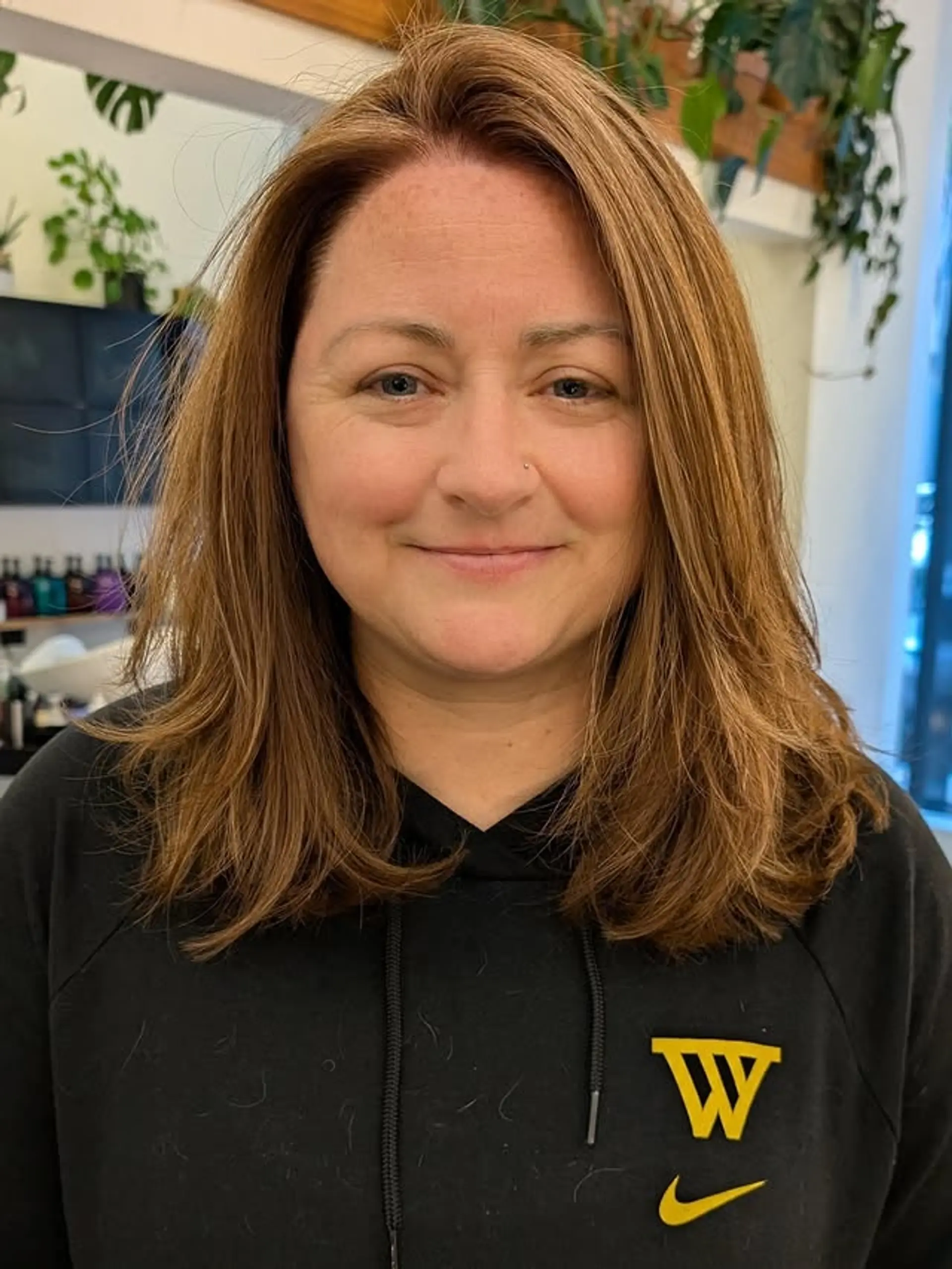 A long layered cut with subtle face-framing. 1