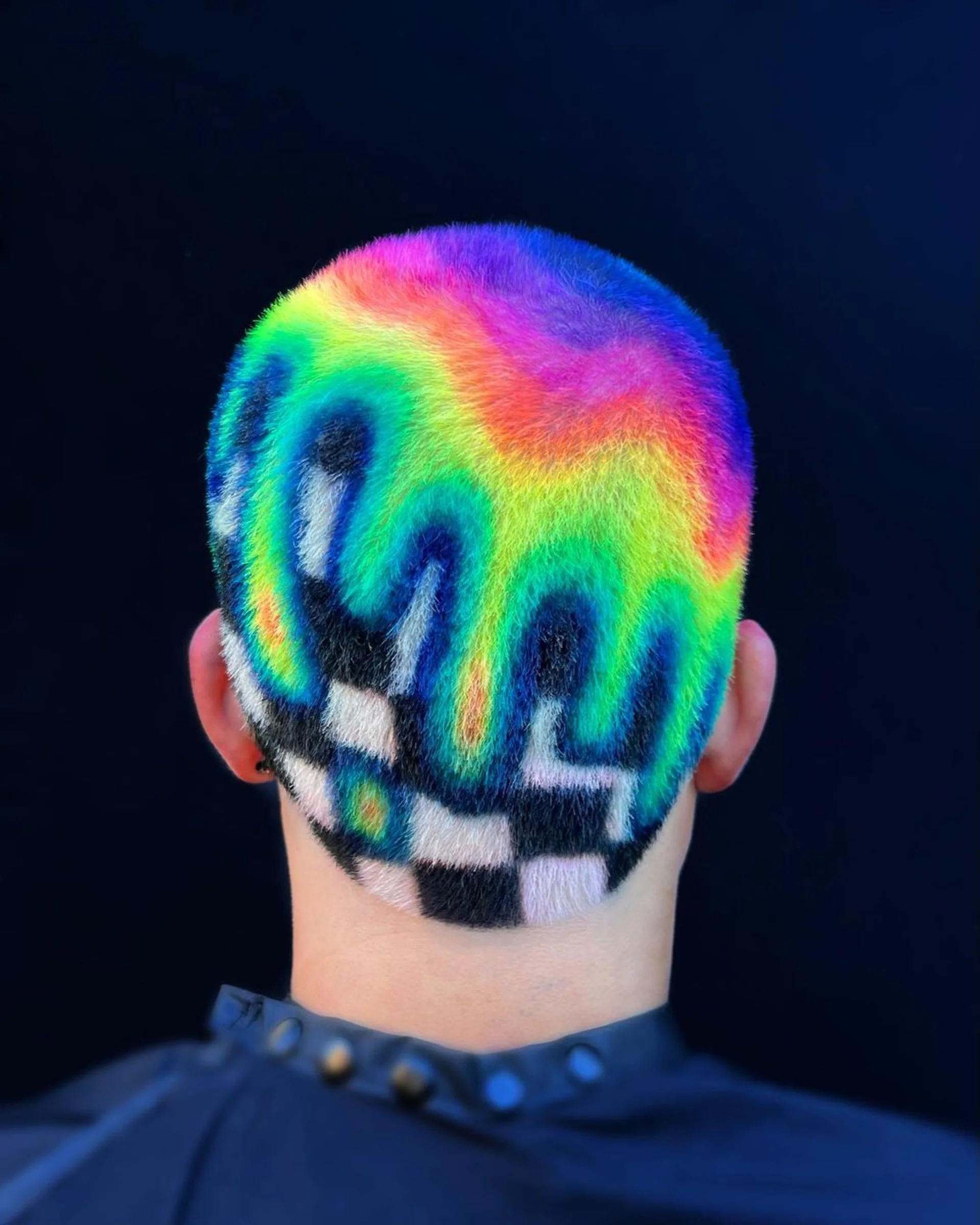 A woman confidently sporting a modern shag haircut with curtain bangs, showcasing textured layers and soft waves for a chic Spring 2025 look. - Preview 3