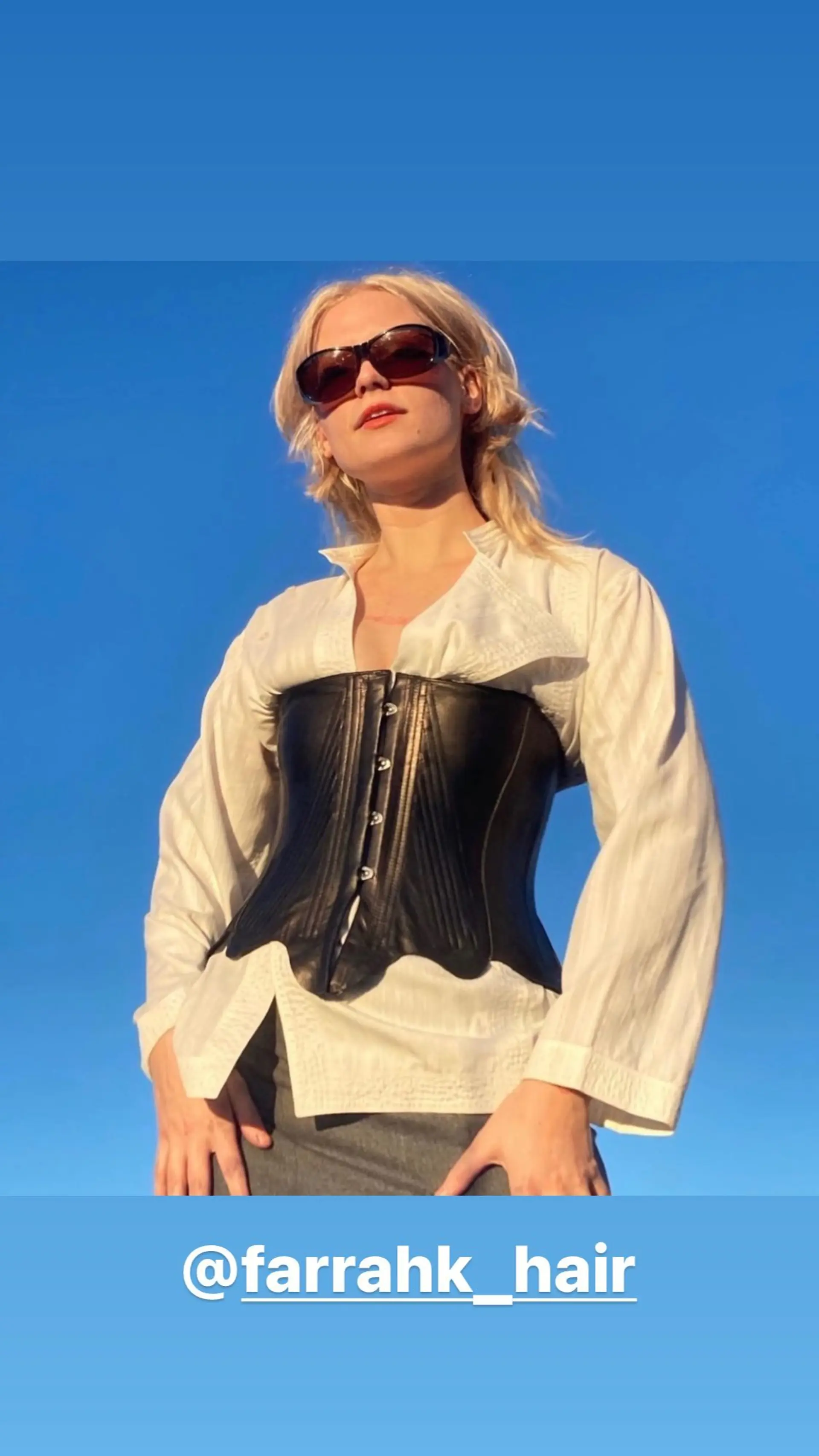 A modern Bottleneck bob with textured layers, blunt ends and chin length. 1