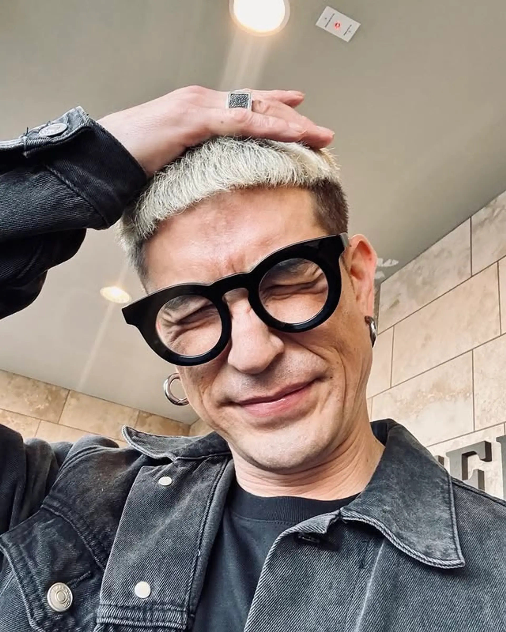 A very short textured crop with a bold color. 1