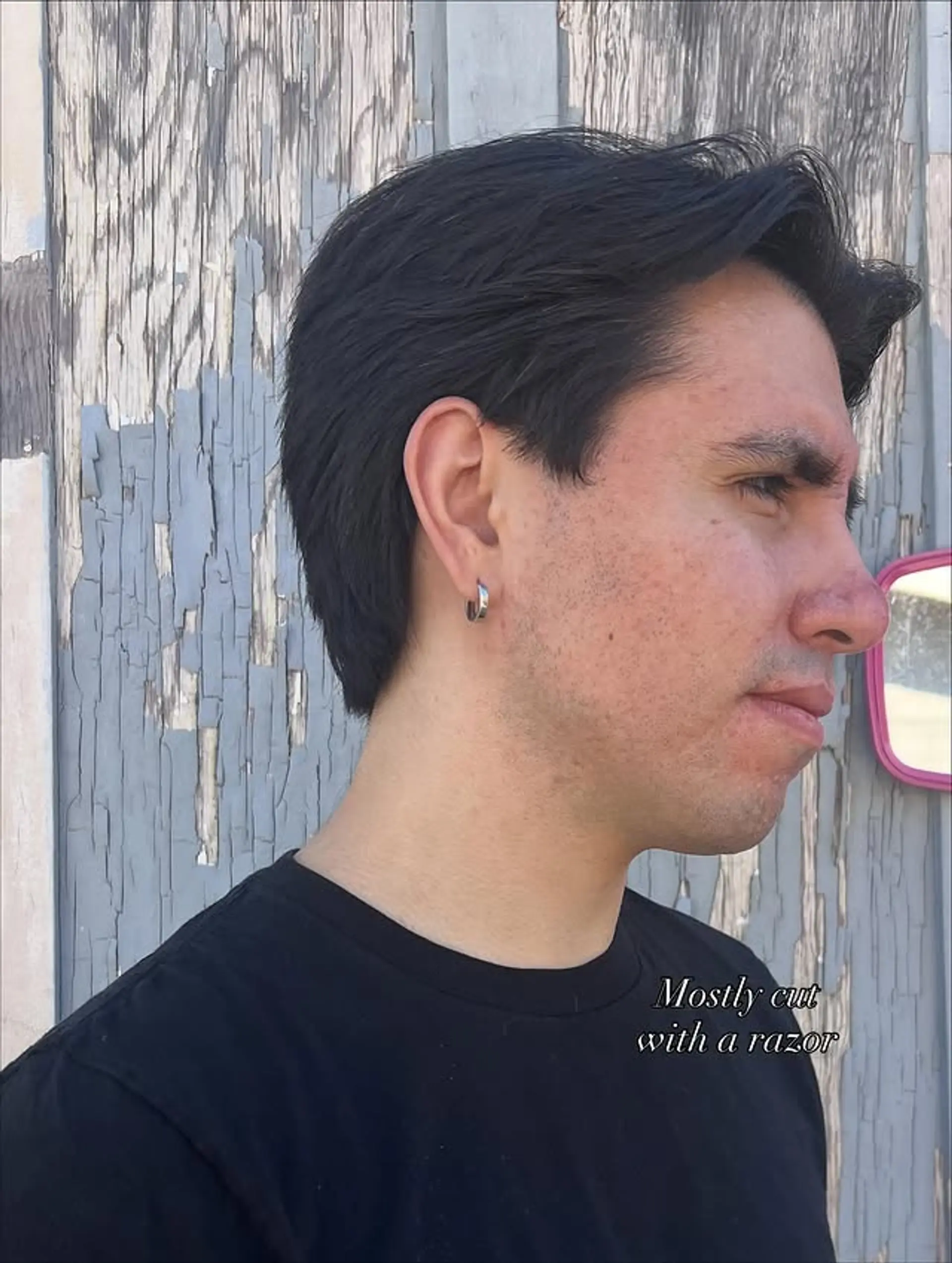 A modern mullet with textured layers for a stylish and edgy appearance. 1