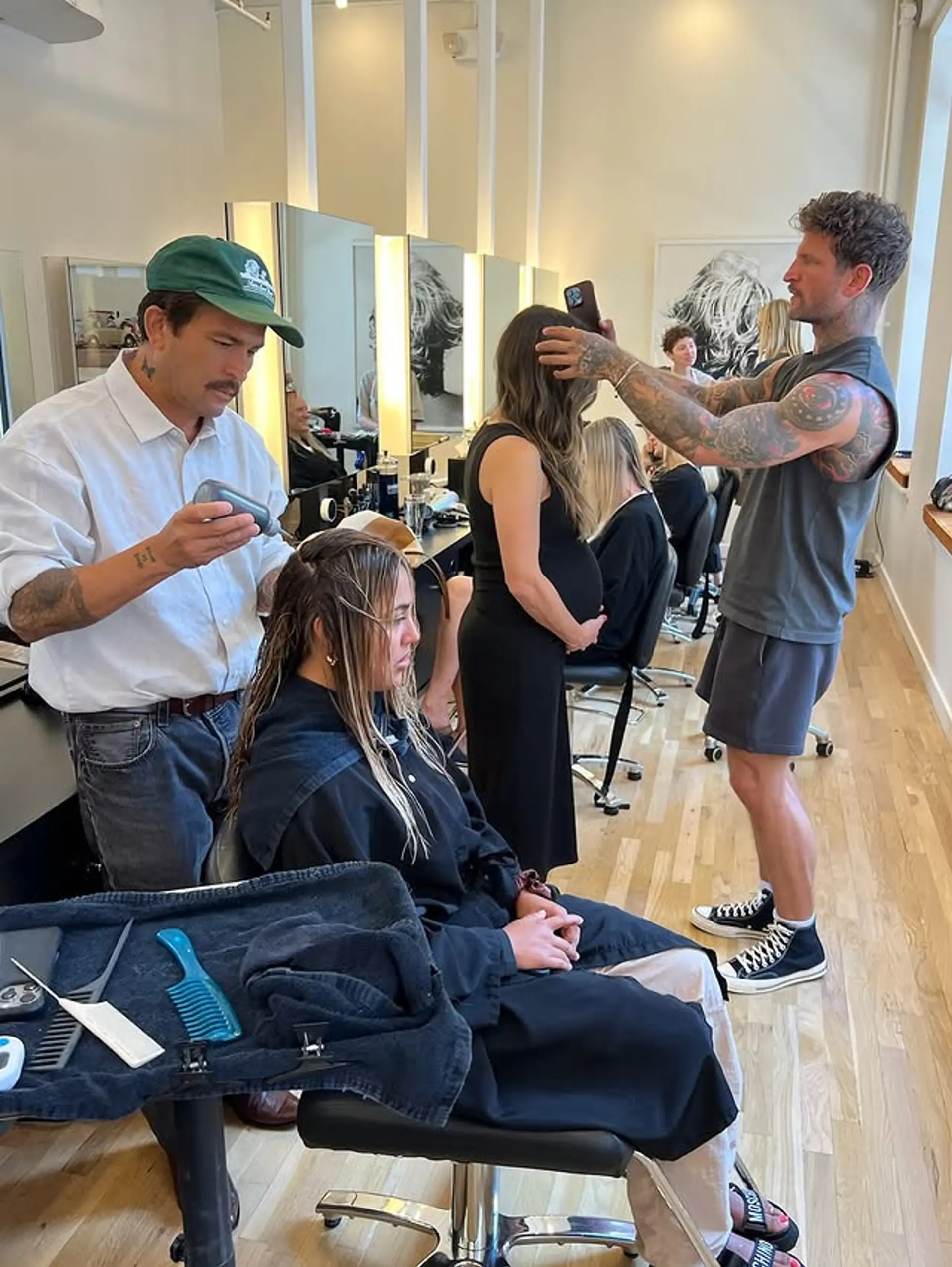 Bronde medium-length wavy hair, with balayage highlights for a beachy vibe. 1