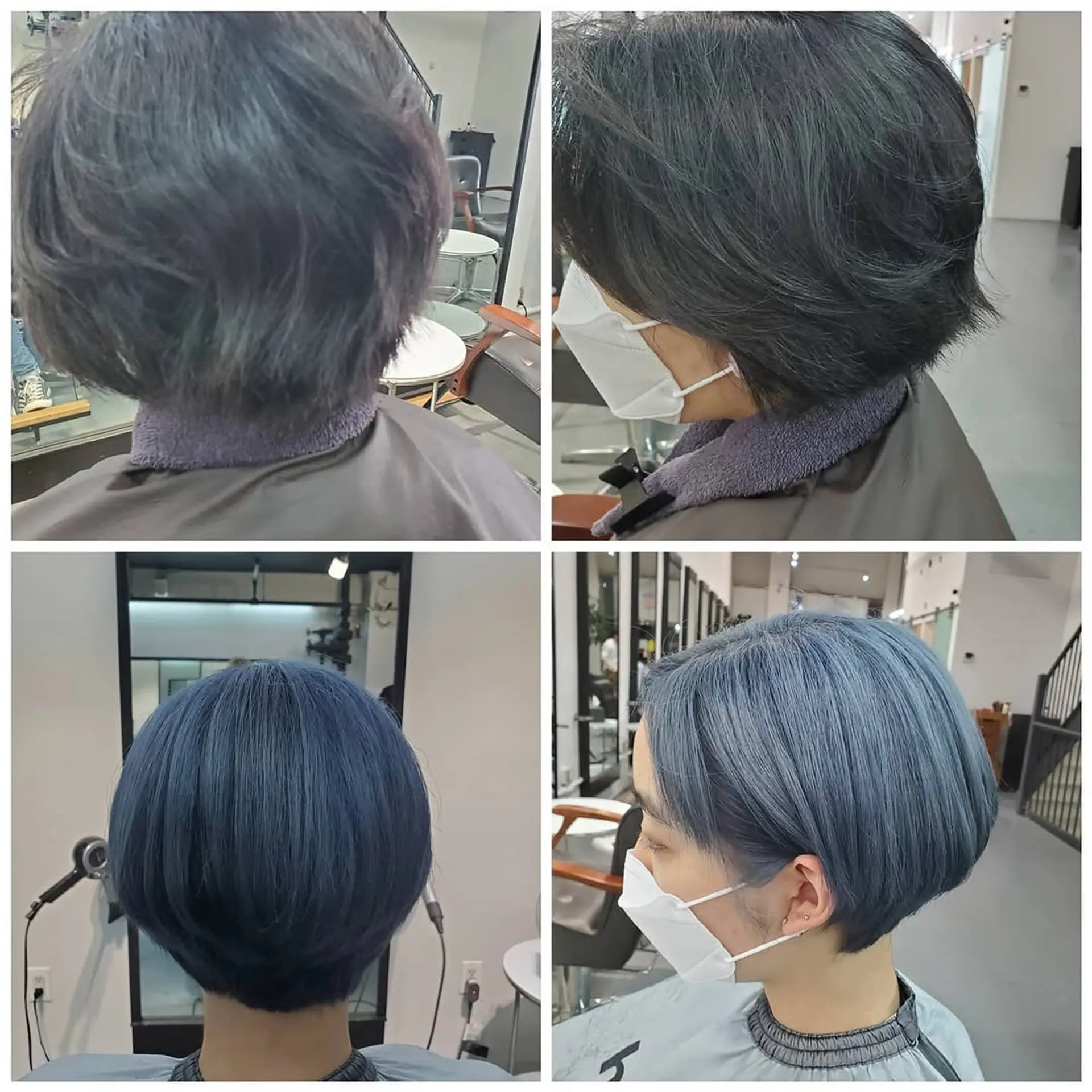 A layered, short pixie bob cut that creates a soft, rounded silhouette with textured ends. 1