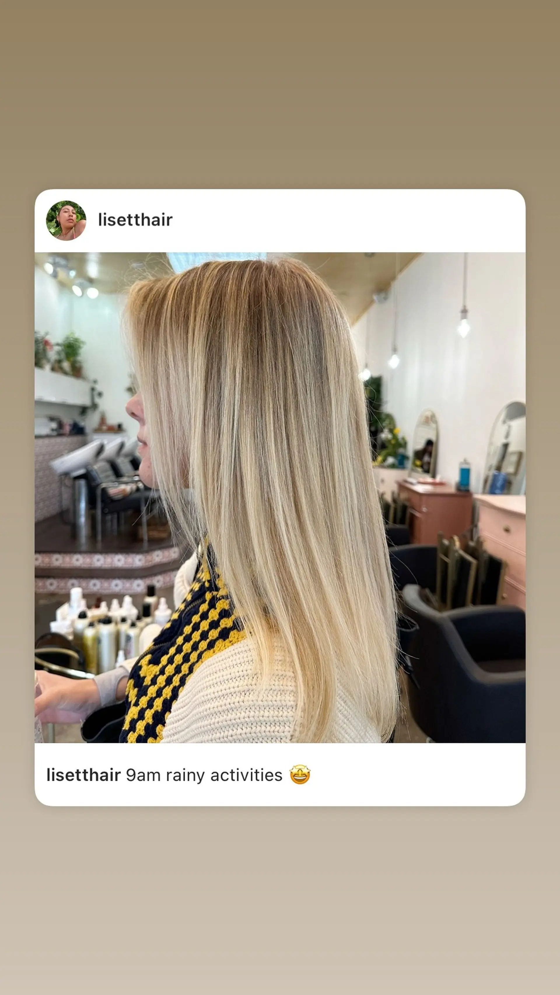 A bronde hairstyle with subtle babylights that creates a dimensional and sun-kissed look. 1