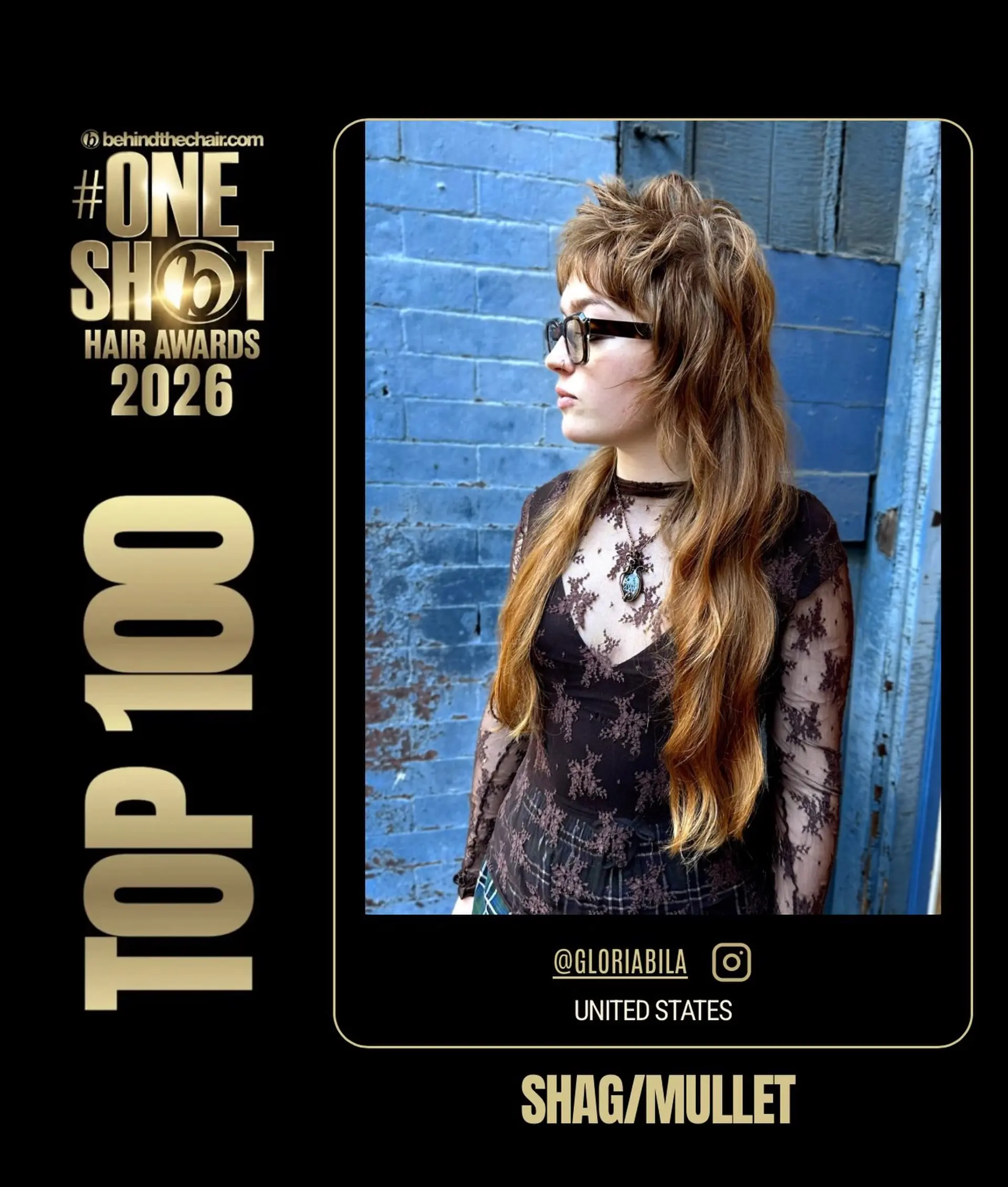 A heavily textured shag mullet featuring choppy, micro-fringe bangs, textured crown volume, and long, cascading face-framing layers. 1