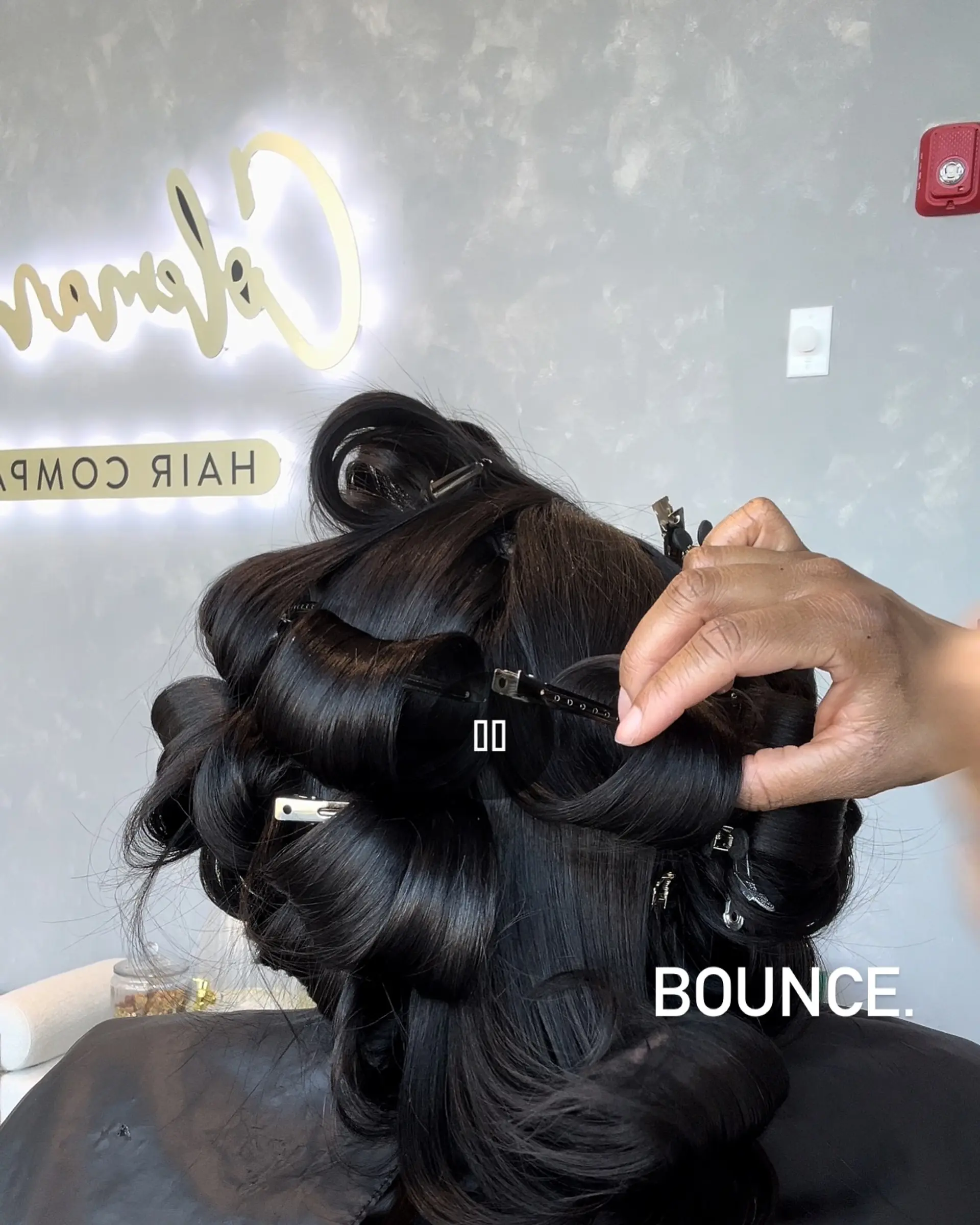 Voluminous layered waves with a soft, touchable finish. 5