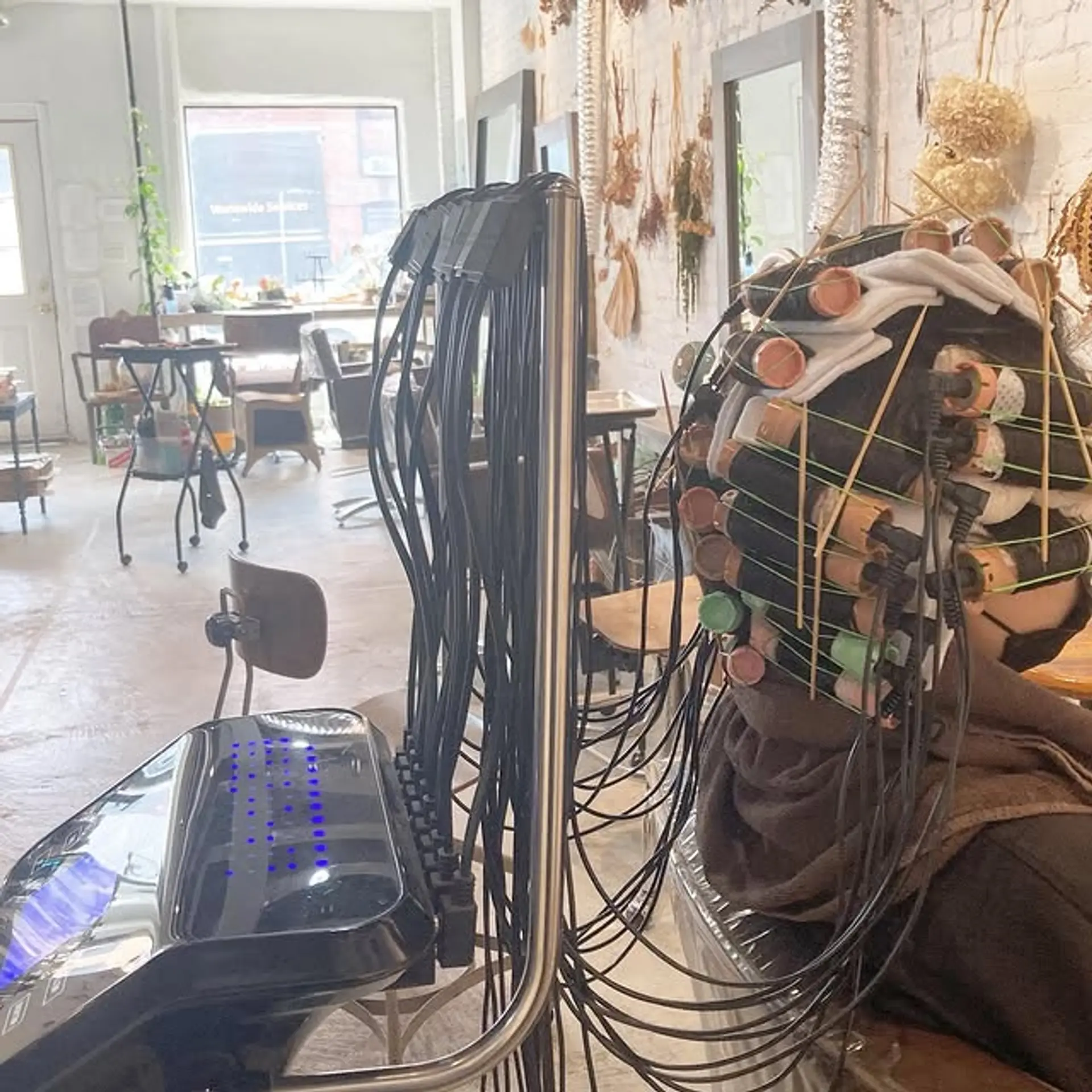 Digital perm creating defined and lasting curls. 1