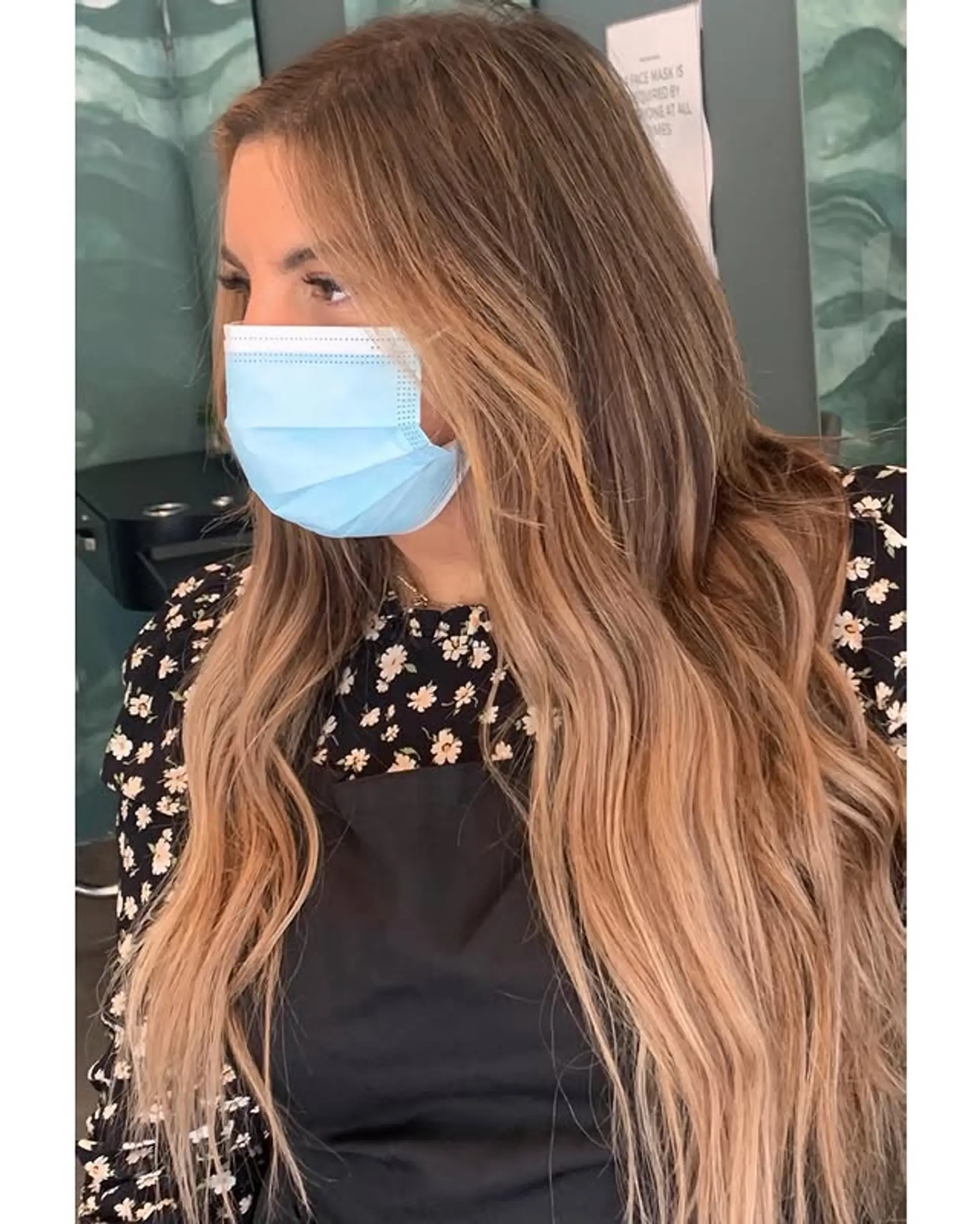 A bronde balayage with long, soft layers. 1