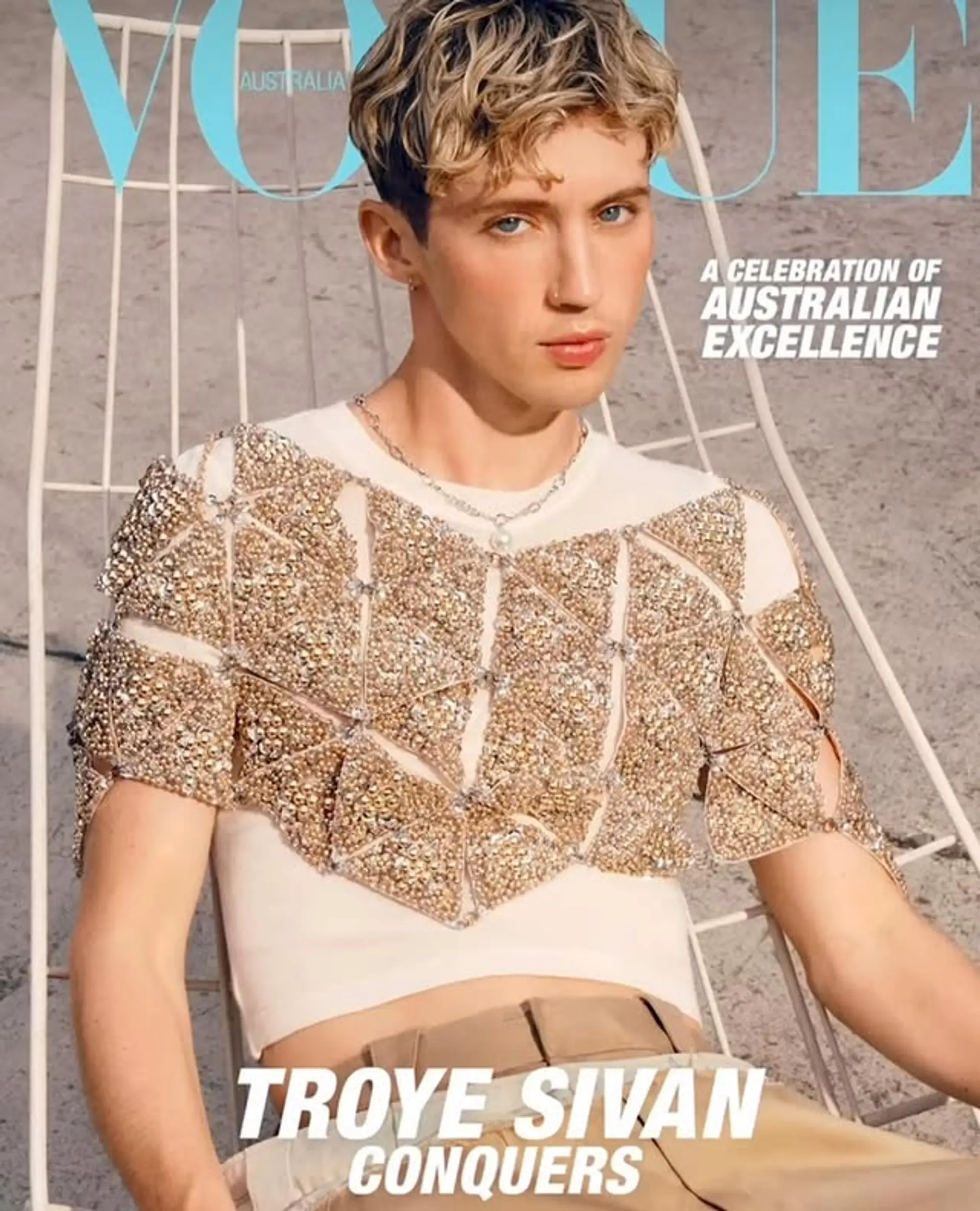 Short, textured crop with bleached blonde highlights. 1