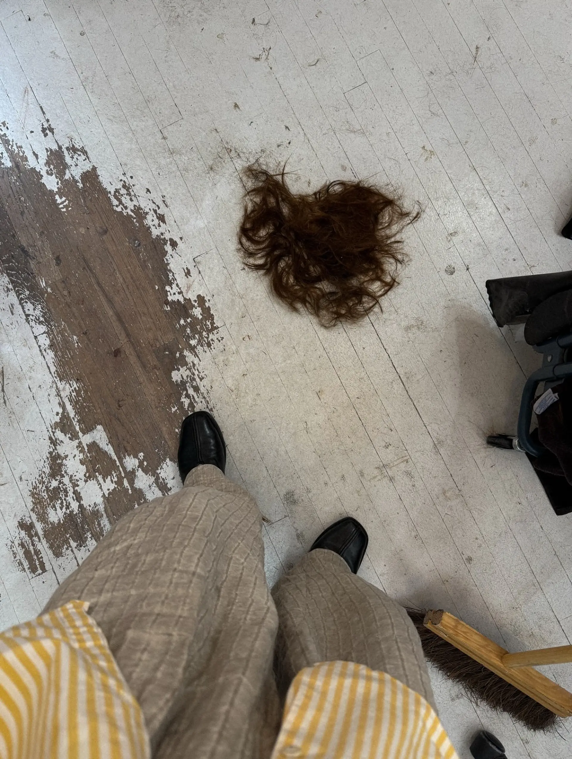 A shaggy mullet with short, choppy micro bangs. The style is heavily layered for texture and movement. 4