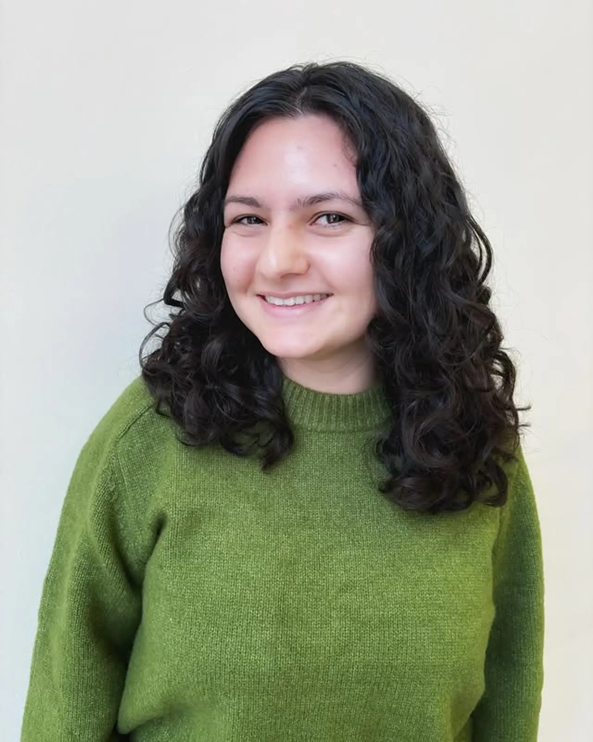 A mid-length shag with lots of natural curly texture. 1