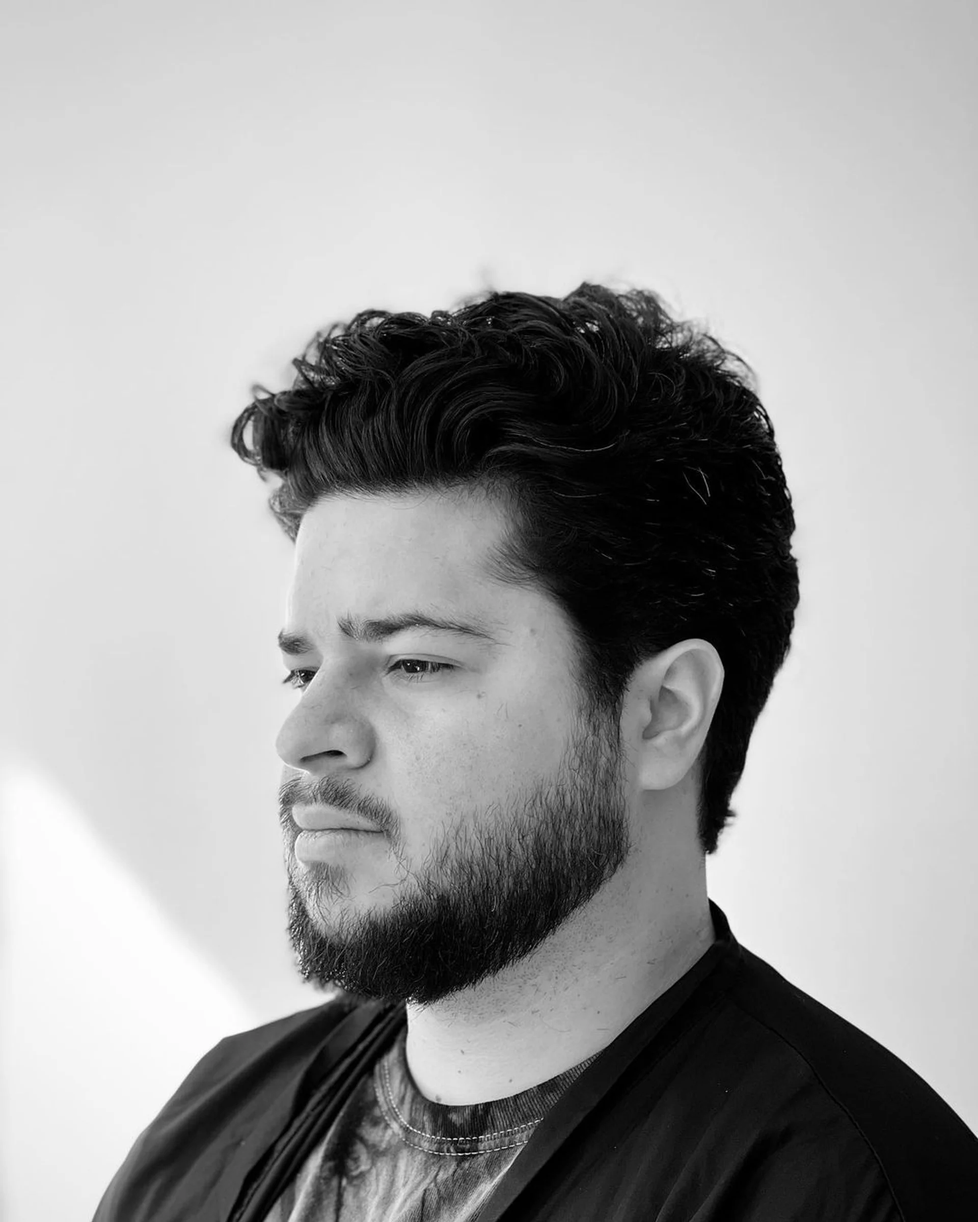 A modern textured pompadour fade with clean sides and voluminous top - Preview 2