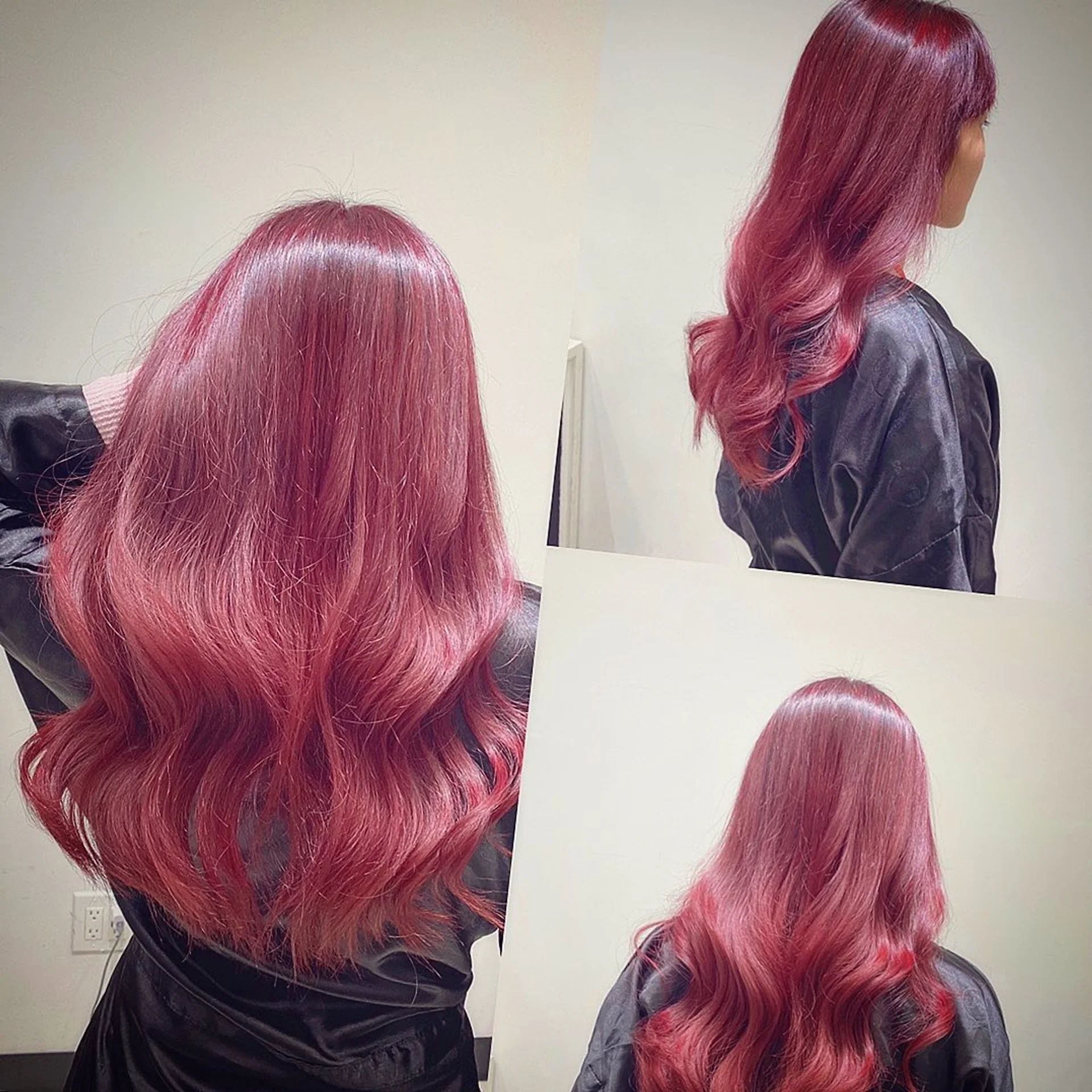 Cream Blonde Medium Straight Hairstyle from Goodhands Hair Salon, Queens, NY - Preview 2