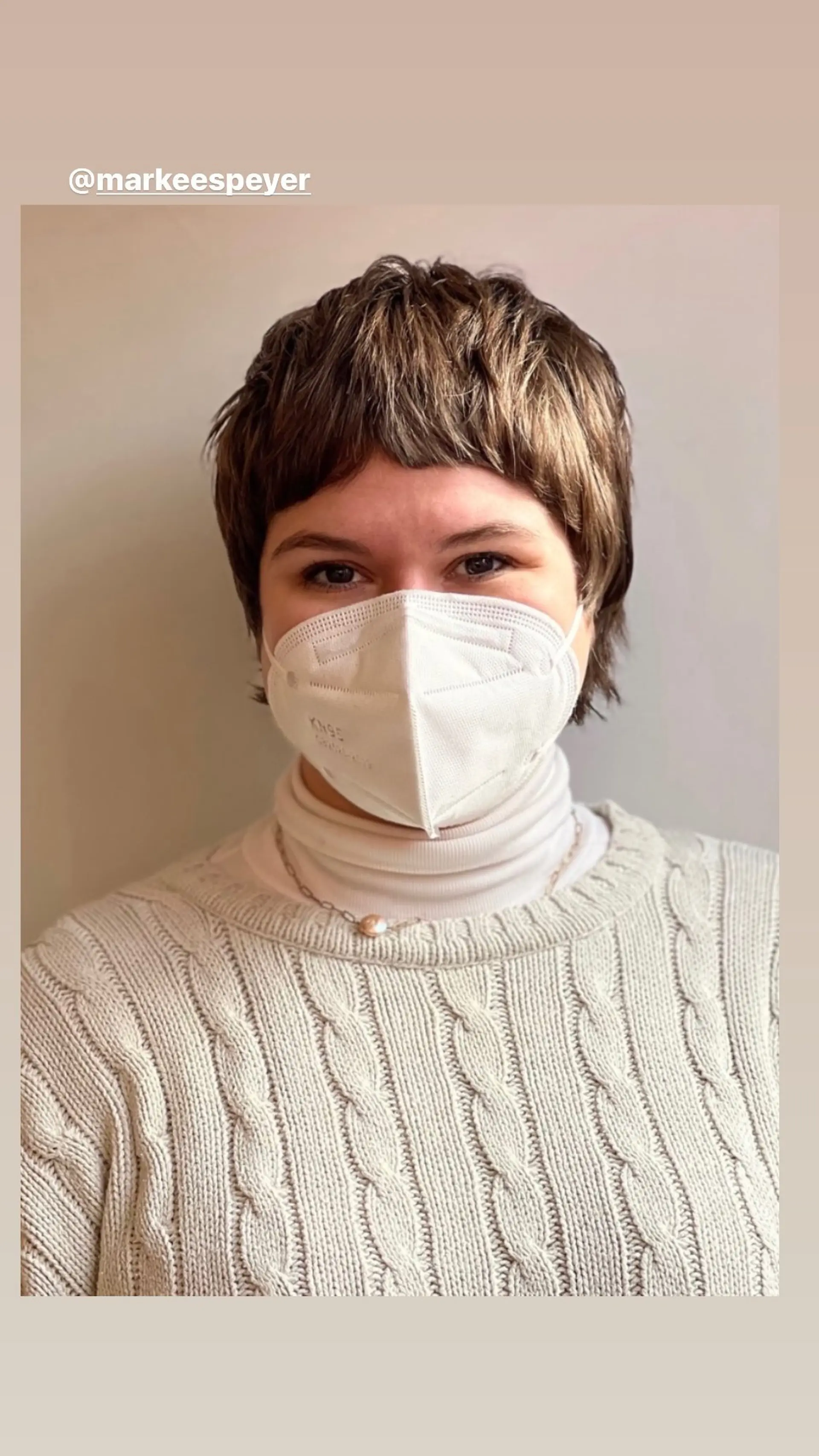 A short, straight bob with choppy baby bangs. 1