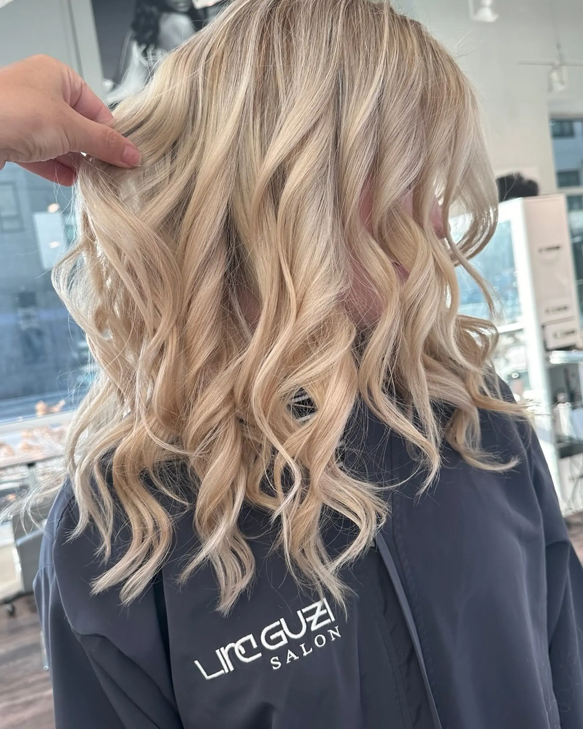 A medium length style with voluminous beachy waves. 1