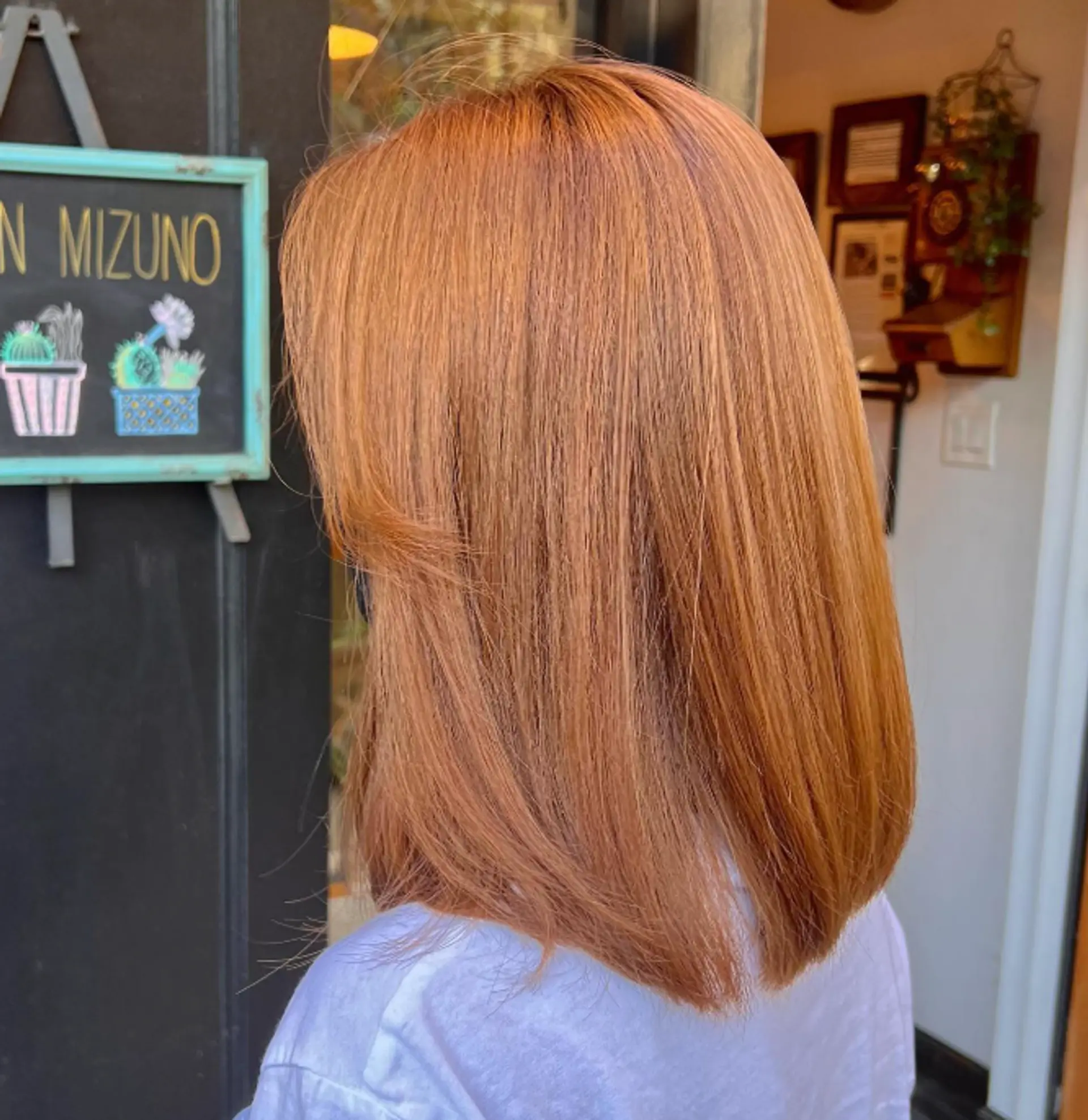 A stylish lob with subtle face-framing layers to accentuate your best features. 1