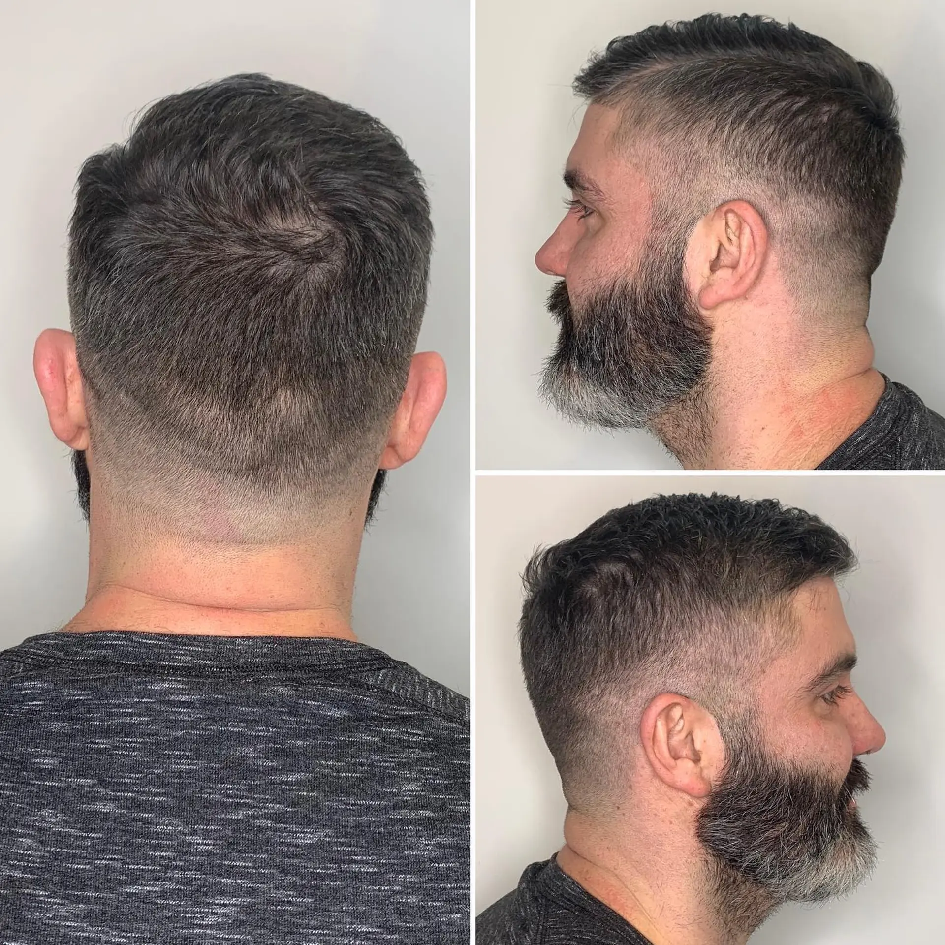 A short and clean-cut taper fade. 1