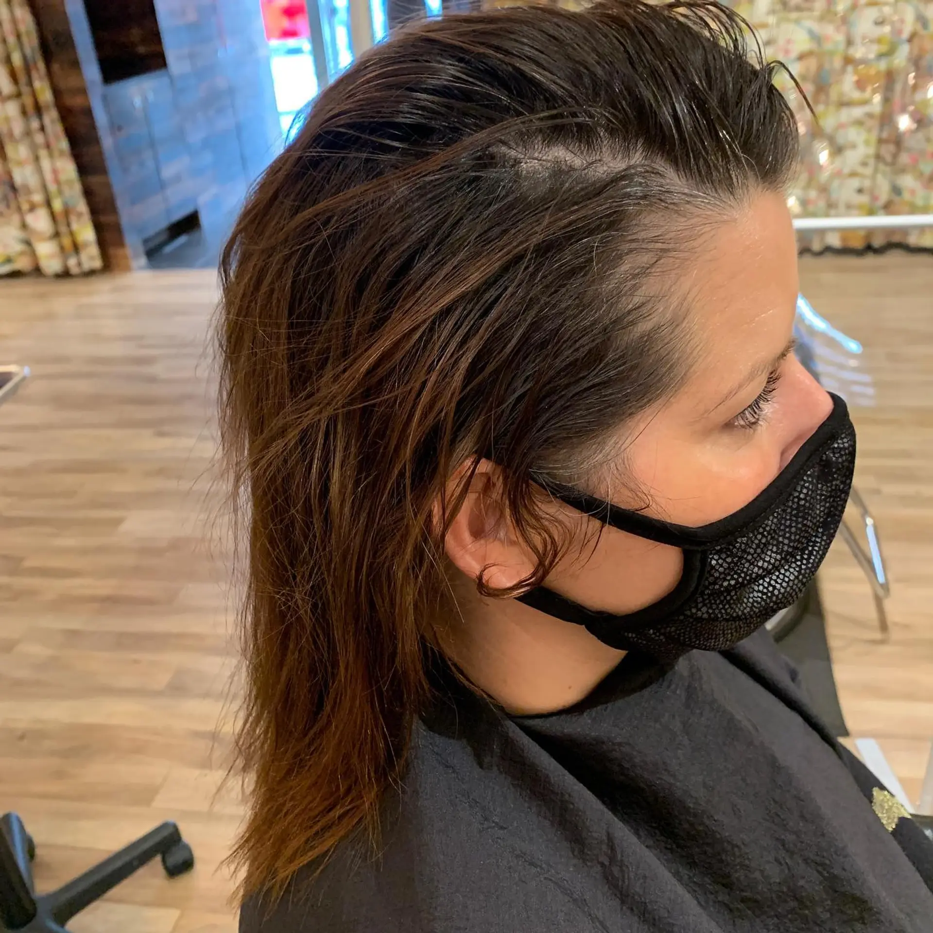 Long, straight hair with subtle layers for added movement and shape. 3