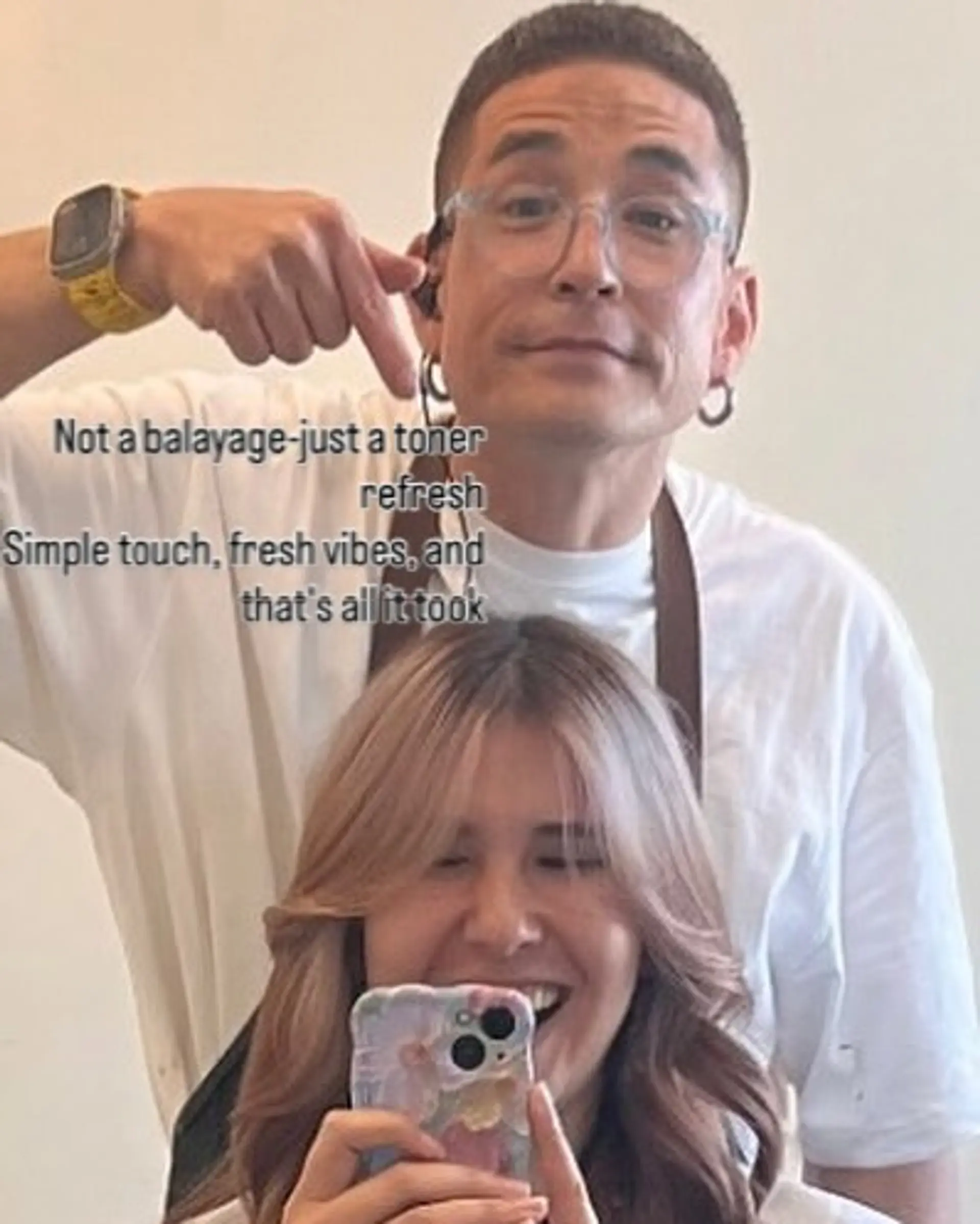 This style features face-framing layers and curtain bangs for a modern shag look. 1