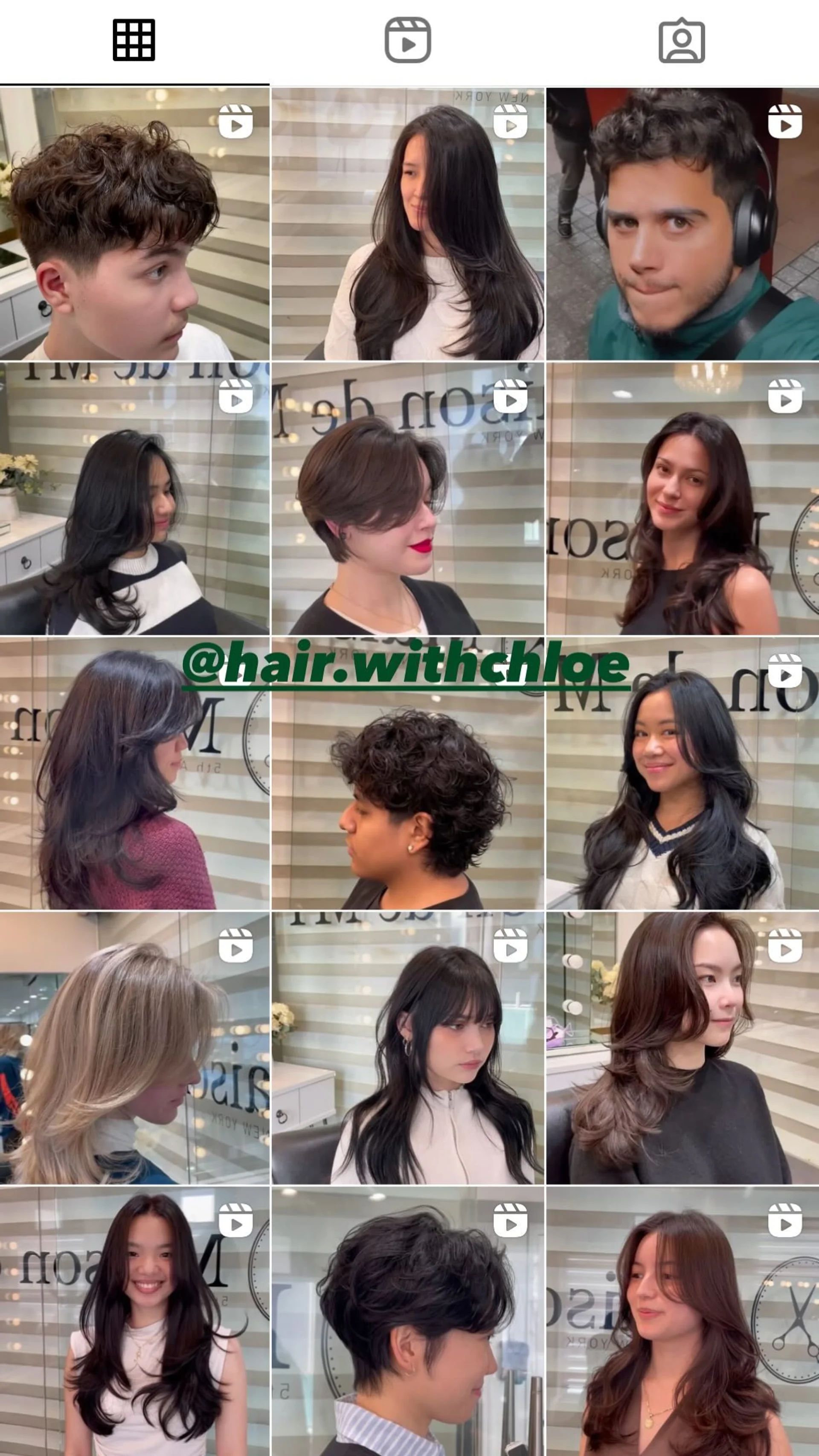 Trendy modern shag haircut with curtain bangs and textured layers in a New York City salon - Preview 2