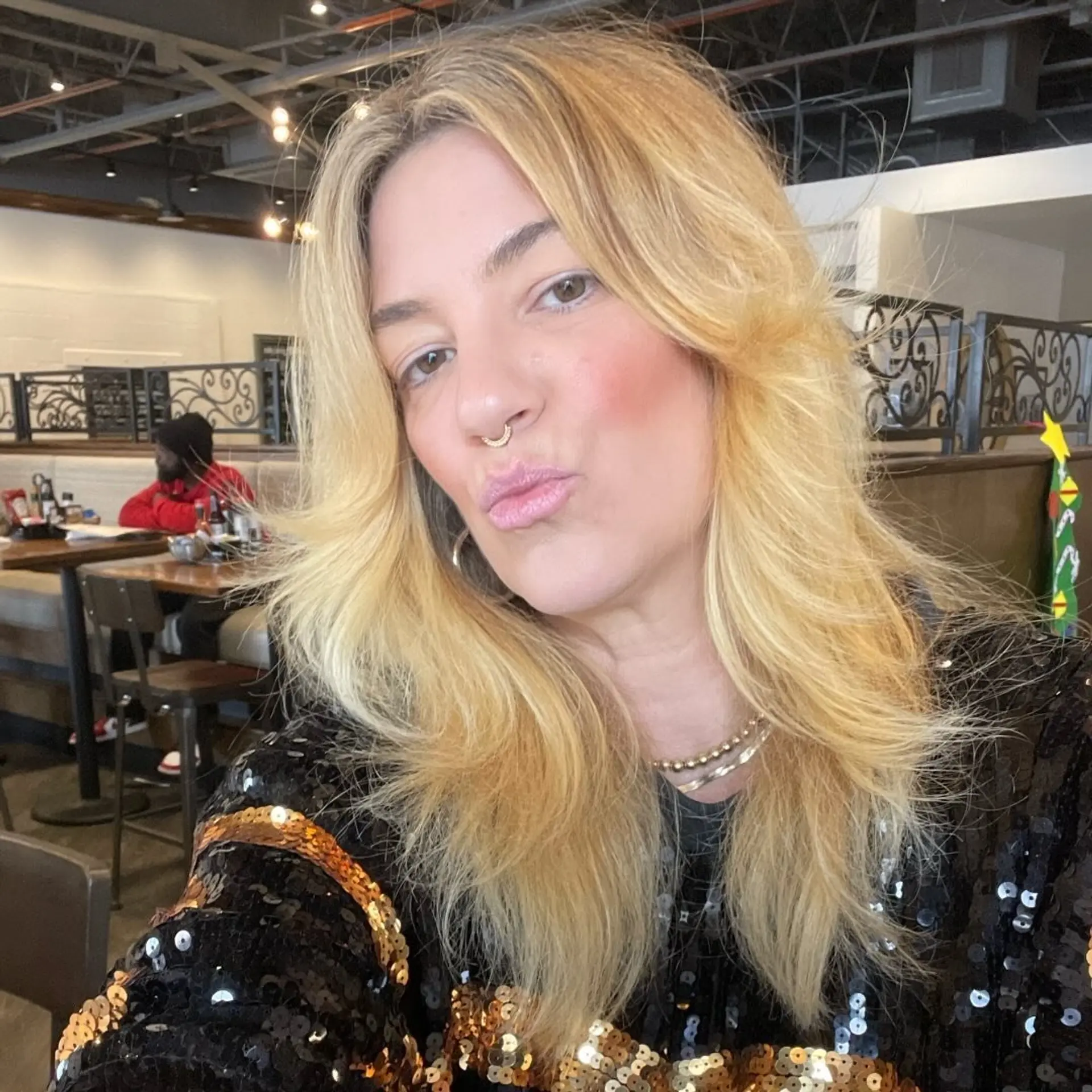 A modern shag haircut with face-framing layers and soft waves. 1