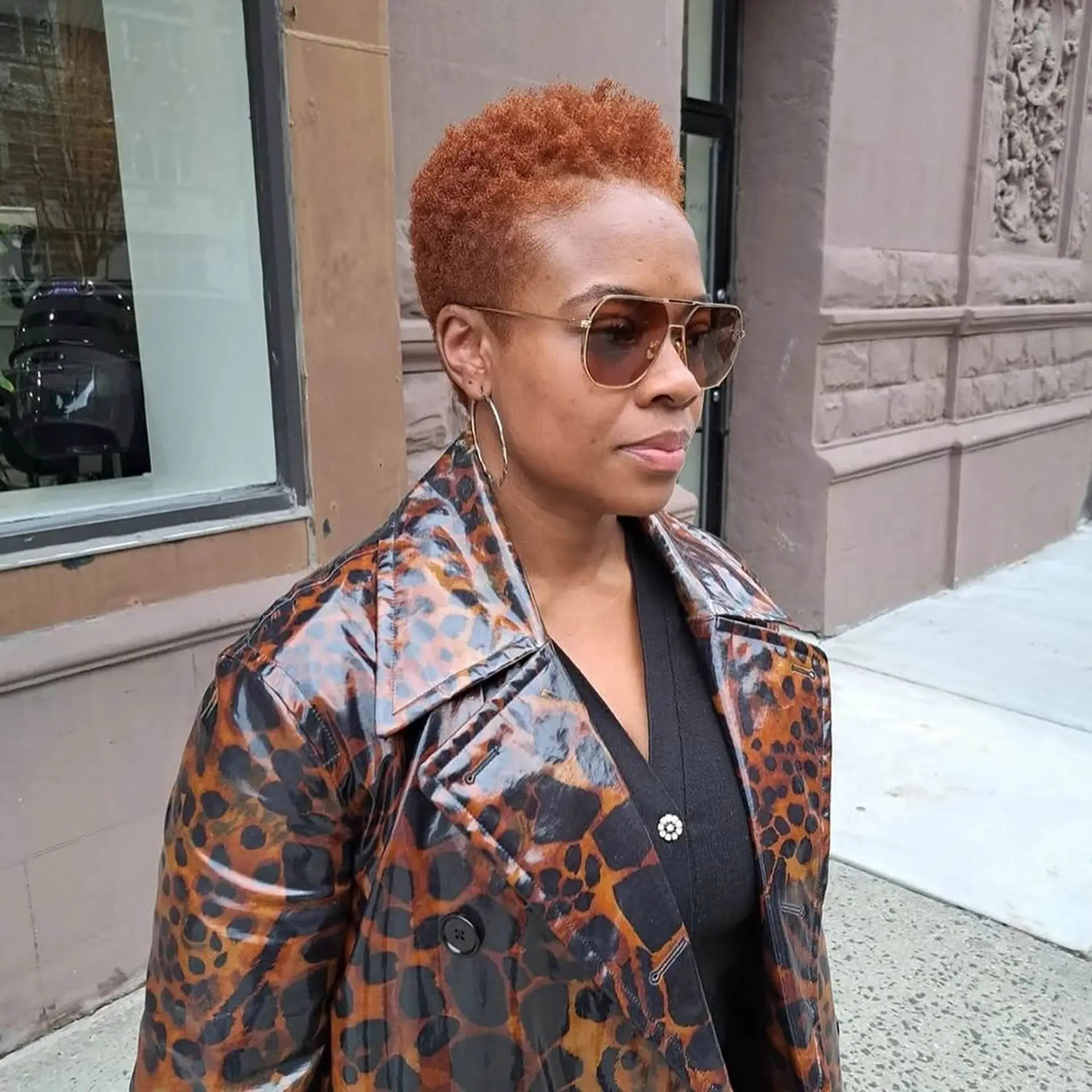 A textured pixie cut with short, defined layers. 3