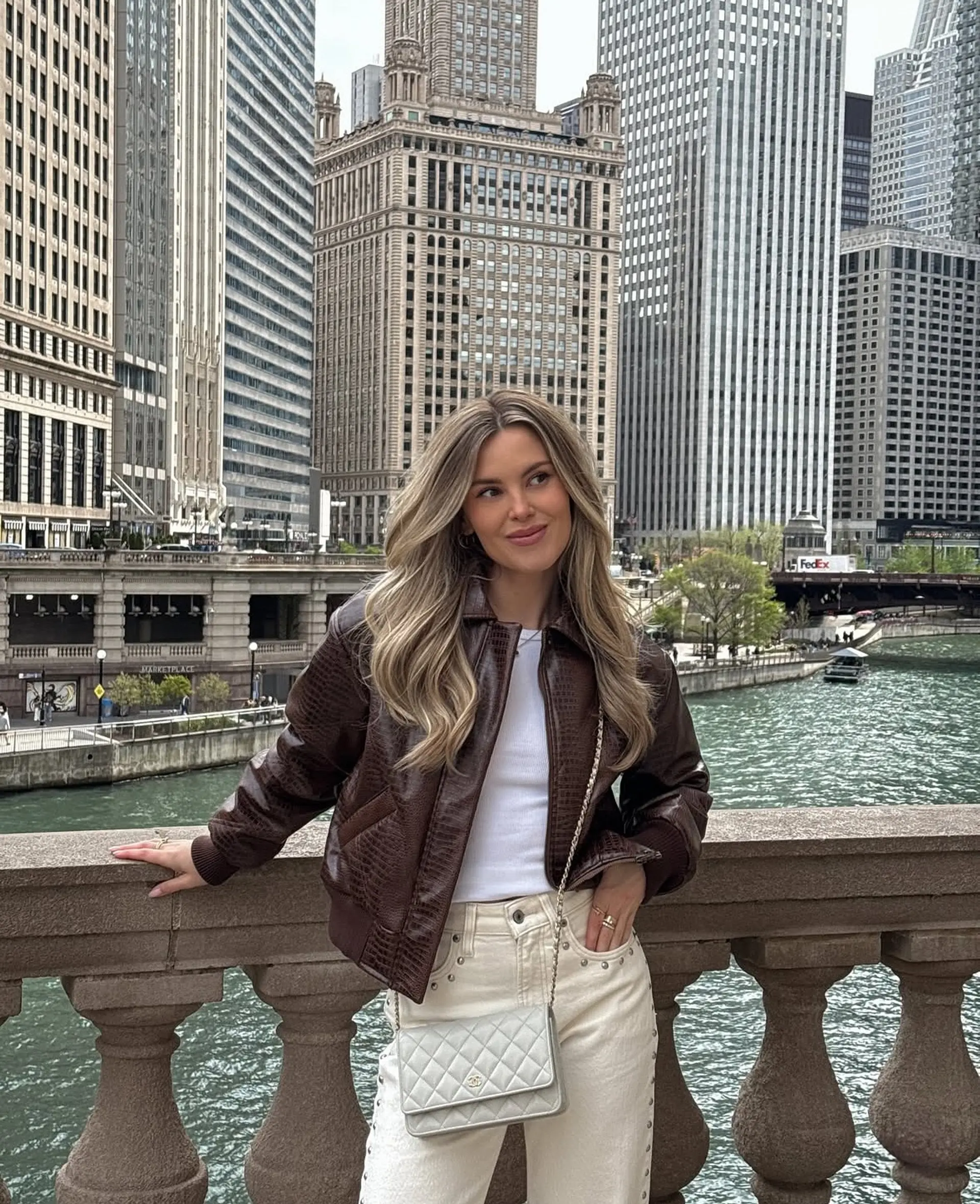 Medium-length beachy waves with a balayage of blonde and ash blonde tones. 1